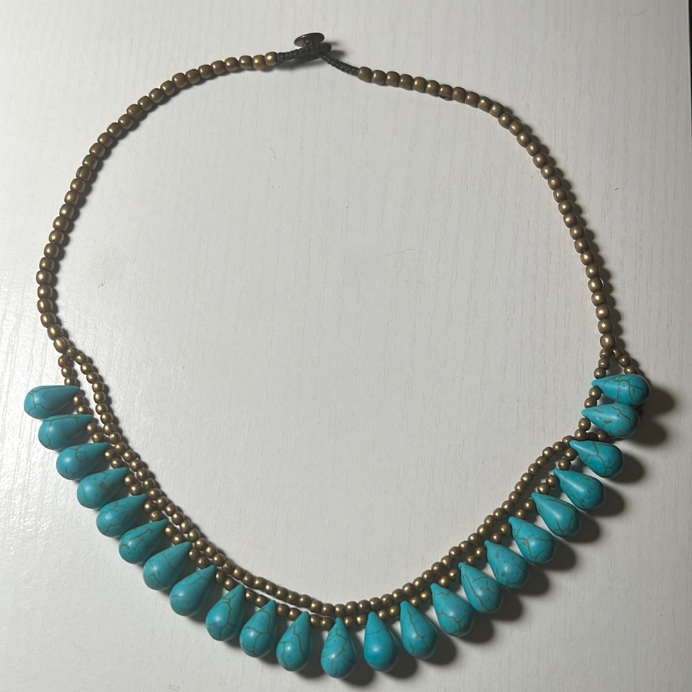 Turquoise Beaded Necklace